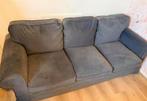 3 zits bank stof grijs GRATIS AFHALEN, Huis en Inrichting, Banken | Bankstellen, Ophalen, Gebruikt, Tweepersoons, 75 tot 100 cm