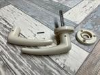 Witte bakeliet deurklink jaren 50 retro vintage, Ophalen of Verzenden