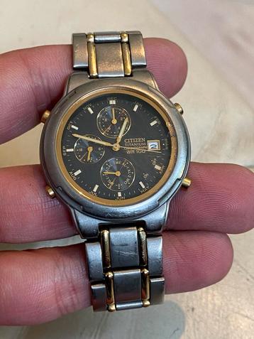 Original Citizen Wr100 Titanium Chronograph (RA) beschikbaar voor biedingen