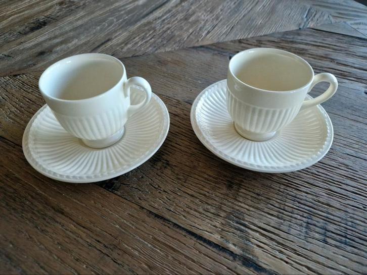 wedgwood edme servies espresso mokka kop en schotel, Huis en Inrichting, Keuken | Servies, Zo goed als nieuw, Kop(pen) en/of Schotel(s)