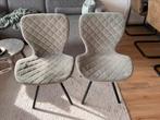 2x Eetkamer of bureau stoel, Huis en Inrichting, Stoelen, Ophalen, Gebruikt, Twee, Stof