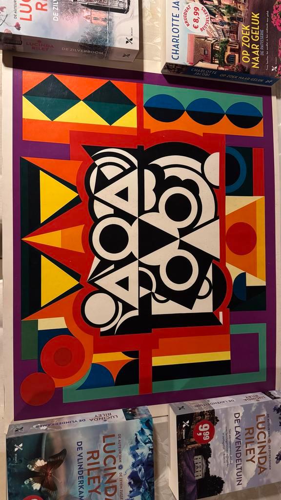 Auguste Herbin - Composition (1943) Kunstposter, Antiek en Kunst, Kunst | Schilderijen | Abstract, Ophalen of Verzenden