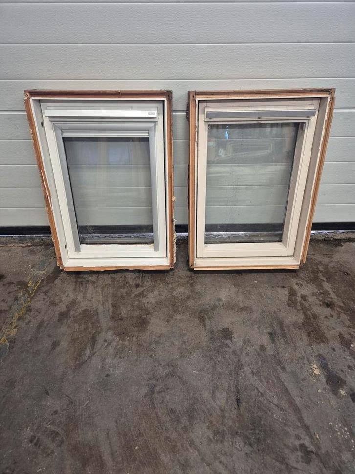 Velux dakramen 55x78 / GGL 102 INCL GOOTSTUKKEN, Doe-het-zelf en Verbouw, Glas en Ramen, Zo goed als nieuw, Dakraam, 80 tot 120 cm