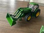 Siku John Deere met voorlader en extra onderdelen, Overige merken, 1:32 tot 1:50, Overige typen, Ophalen of Verzenden