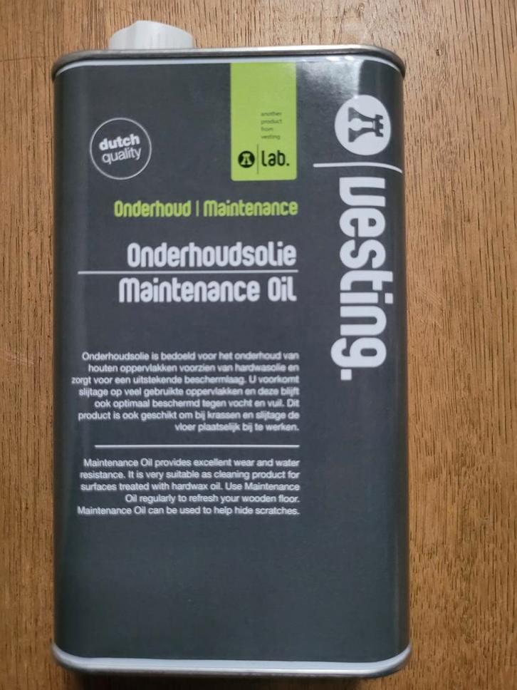 Bebo Parket Onderhoudsolie Weisgrund - Nieuw!, Doe-het-zelf en Verbouw, Verf, Beits en Lak, Nieuw, Ophalen