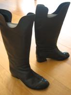 Exclusieve zwart leren laarzen DONNA LISA TUCCI 42 snazzeys, Kleding | Dames, Schoenen, Hoge laarzen, Verzenden, Zwart, Nieuw