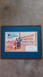 Prent Reclame Haagsche Hopjes, Verzamelen, Ophalen of Verzenden, Zo goed als nieuw