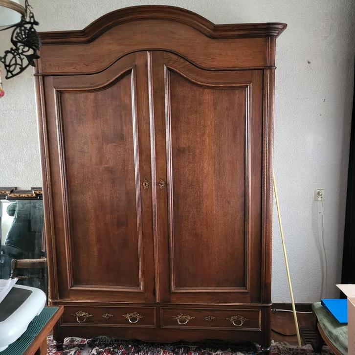 Mooie antieke servieskast, Huis en Inrichting, Kasten | Kledingkasten, Gebruikt, 200 cm of meer, 100 tot 150 cm, 50 tot 75 cm