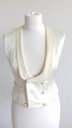 Glans gilet (DORA), Wit, DORA ABODI, Ophalen of Verzenden, Zo goed als nieuw