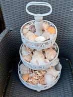 Etagaire 52cm vol met schelpen, Verzamelen, Mineralen en Fossielen, Ophalen, Schelp(en)