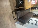 BUITENKANS! Eettafelbankje June, Huis en Inrichting, Stoelen, Ophalen, Bruin, Zo goed als nieuw, Metaal