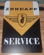 Zundapp Wandbord - Mancave, Bar, Garage - 30x20 cm, Ophalen of Verzenden, Gebruikt, Reclamebord