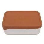 Lunchbox lunch box broodtrommel RVS Bruin Petit Monkey, Info@petitmonkey.com, Petit Monkey, Nieuw, Ophalen of Verzenden