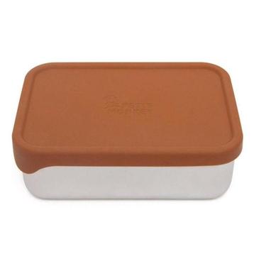 Lunchbox lunch box broodtrommel RVS Bruin Petit Monkey beschikbaar voor biedingen