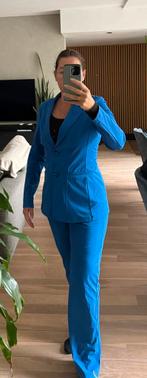 Dames pak blauw my piace travelstof mt s, Mi Piace, Kostuum of Pak, Blauw, Ophalen of Verzenden