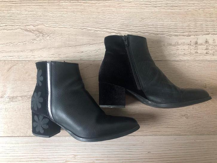 Roberto d’Angelo leren enkellaarzen - maat 38, Kleding | Dames, Schoenen, Gedragen, Lage of Enkellaarzen, Zwart, Ophalen of Verzenden