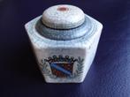 Raku inktpotje Bergen gemerkt D2 27, driedelig, zeshoekig, Ophalen of Verzenden