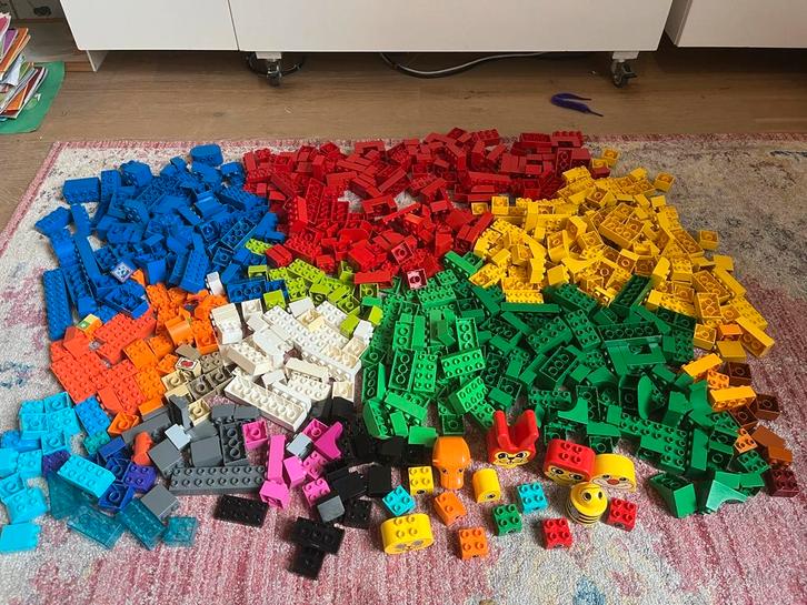 Grote Partij Duplo - Veel Stenen en Asseccoires, Kinderen en Baby's, Speelgoed | Duplo en Lego, Gebruikt, Duplo, Losse stenen