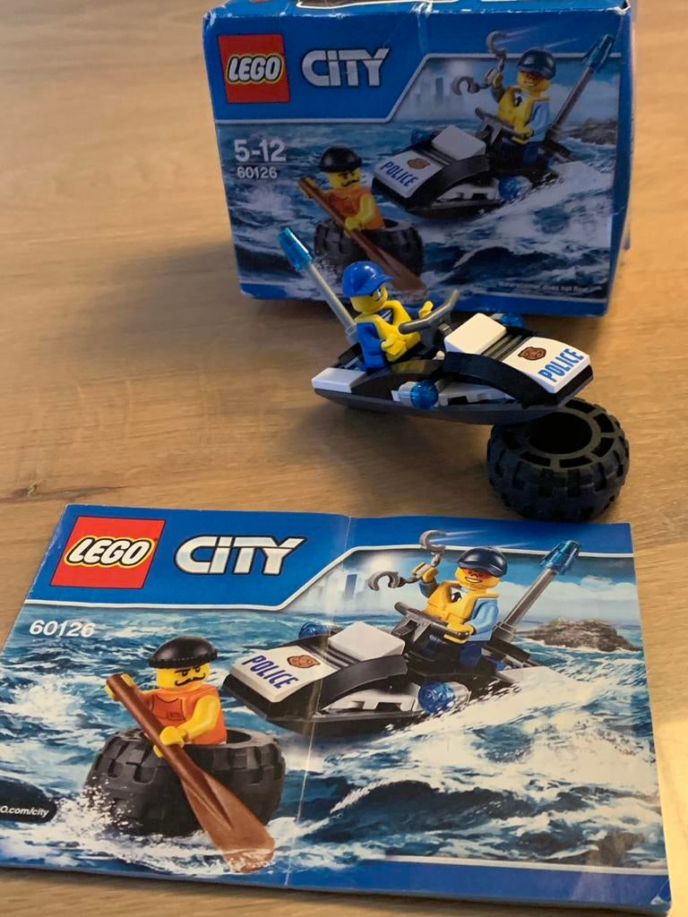 Lego City 60126 Politie Achtervolging op de Snelheid, Ophalen, Zo goed als nieuw, Complete set, Lego