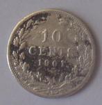 Wilhelmina 10 Cent 1901 Zilver, Verzenden, Koningin Wilhelmina, 10 cent, Zilver