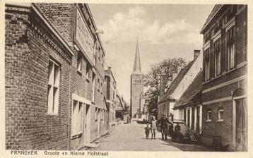 Franeker. Groote en Kleine Hofstraat - gelopen beschikbaar voor biedingen