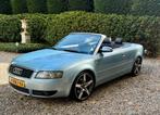Audi A4 1.8 120KW Cabrio 2003 Blauw, Auto's, Voorwielaandrijving, Zwart, 4 cilinders, Cabriolet