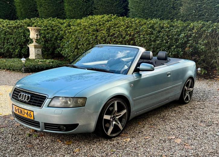 Audi A4 1.8 120KW Cabrio 2003 Blauw, Auto's, Audi, Particulier, A4, ABS, Airbags, Airconditioning, Alarm, Boordcomputer, Centrale vergrendeling