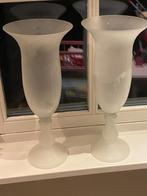 Vazen, Huis en Inrichting, Woonaccessoires | Vazen, Ophalen, Wit, Minder dan 50 cm, Glas