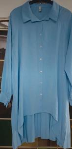 Nieuwe lichtblauwe tuniek XL met plissé, Kleding | Dames, Blouses en Tunieken, Ophalen of Verzenden, Nieuw, Maat 46/48 (XL) of groter