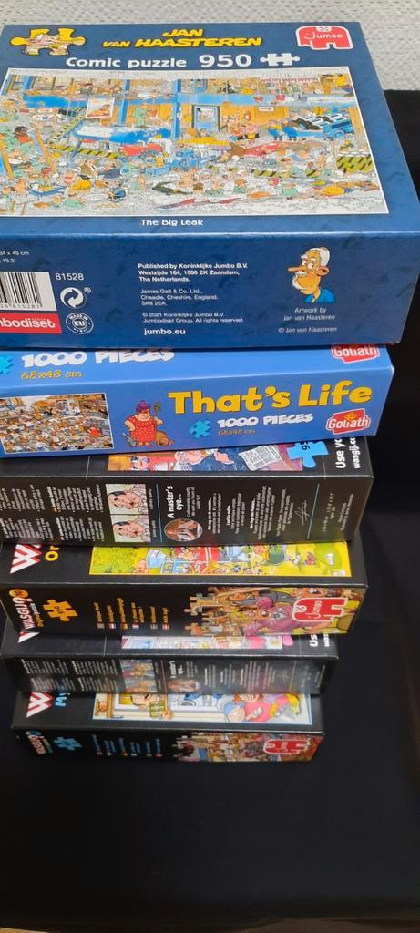 Jan van Haasteren,  Was Gij en That's life puzzel, Hobby en Vrije tijd, Denksport en Puzzels, Zo goed als nieuw, 500 t/m 1500 stukjes