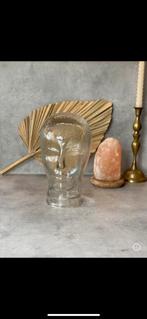 Vintage glazen hoofd, Antiek en Kunst, Antiek | Glas en Kristal, Ophalen of Verzenden