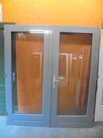 Openslaande tuindeuren dubbelglas, 188 x 211,5 (nr. MD1125A), Ophalen, 120 cm of meer, 200 tot 215 cm, Glas