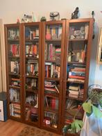 2x Billy boekenkast met glazen deuren, Huis en Inrichting, Kasten | Boekenkasten, Ophalen, 200 cm of meer, 50 tot 100 cm, Zo goed als nieuw