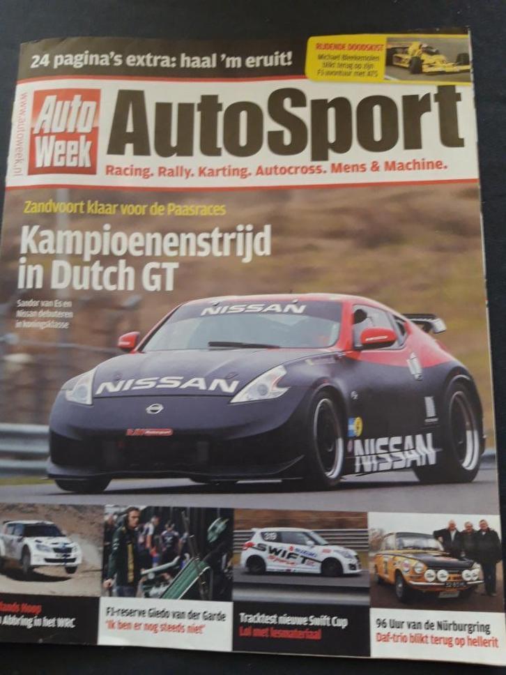 Autoweek Autosport bijlage 2012 o.a. DAF, Boeken, Auto's | Folders en Tijdschriften, Zo goed als nieuw, Algemeen, Ophalen of Verzenden