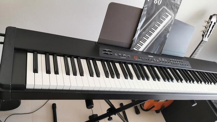Yamaha P-80, Muziek en Instrumenten, Piano's, Gebruikt, Piano, Zwart, Digitaal, Ophalen