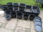 Bloembakken, containers, plantenpotten 16 stuks, Ophalen, Kunststof, Gebruikt, Rond