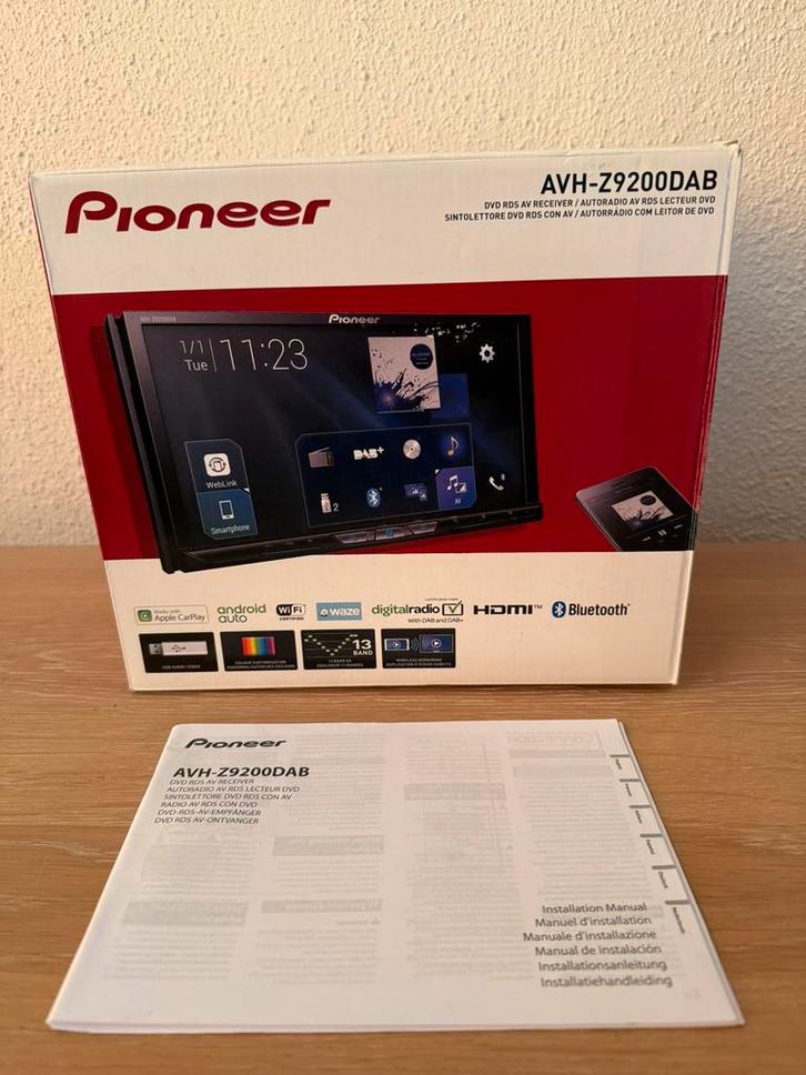 Pioneer AVH-Z9200DAB Auto mediasysteem met draadloos carplay, Auto diversen, Autoradio's, Zo goed als nieuw, Ophalen of Verzenden