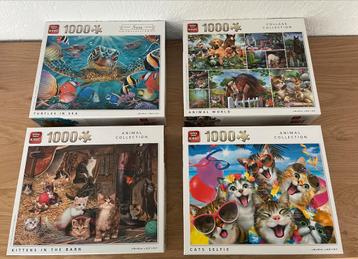 King Puzzels 1000 stukjes beschikbaar voor biedingen