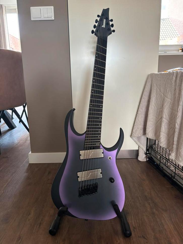 Ibanez Axion Label RGD71ALMS-BAM 7 snarige gitaar, Muziek en Instrumenten, Snaarinstrumenten | Gitaren | Elektrisch, Zo goed als nieuw