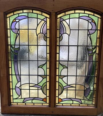 Glas in lood ramen  beschikbaar voor biedingen