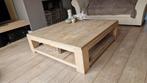 Teak Salontafel landelijk 120x120 groot - heel mooi, Huis en Inrichting, Tafels | Salontafels, Ophalen, Minder dan 50 cm, 100 tot 150 cm