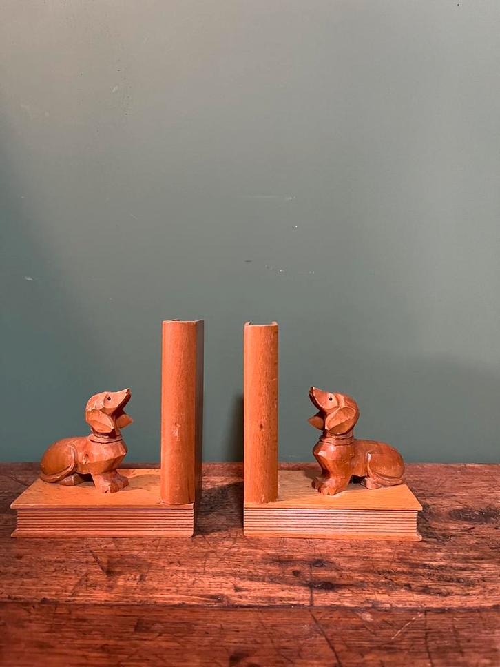 Vintage boekensteunen, Antiek en Kunst, Antiek | Overige Antiek, Ophalen of Verzenden