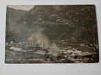 Fotokaart Noorwegen Fabriek bij Bergen 1909, Verzamelen, Ansichtkaarten | Buitenland, Ophalen of Verzenden, Voor 1920, Gelopen
