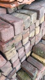 200 Gebakken 10 duimers straatwerk, Tuin en Terras, Tegels en Klinkers, Ophalen, Zo goed als nieuw, Klinkers