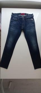 ZGAN REPLAY ANBASS SLIM SKINNY HYPERFLEX STRETCH JEANS 31/32, Ophalen of Verzenden, Zo goed als nieuw, Blauw, W32 (confectie 46) of kleiner