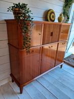 Hoog dressoir, jaren '50, teak - Scandinavisch vintage, 25 tot 50 cm, 100 tot 150 cm, Teakhout, Gebruikt