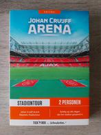 Ajax Stadiontour 2 personen rondleiding Amsterdam ArenA, Ophalen of Verzenden, Nieuw, Ajax, Poster, Plaatje of Sticker