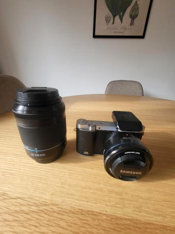 Samsung NX3000 met telelens, batterij & SD kaart beschikbaar voor biedingen
