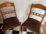 Set van 2 klassieke houten stoelen, Gebruikt, Twee, Bruin, Verzenden