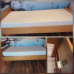 Te koop, bed van Slaappunt incl onderdeken, deken, kussen, Ophalen, Eenpersoons, Hout, Verstelbaar